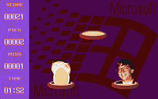 Pie Bill Gates atari screenshot